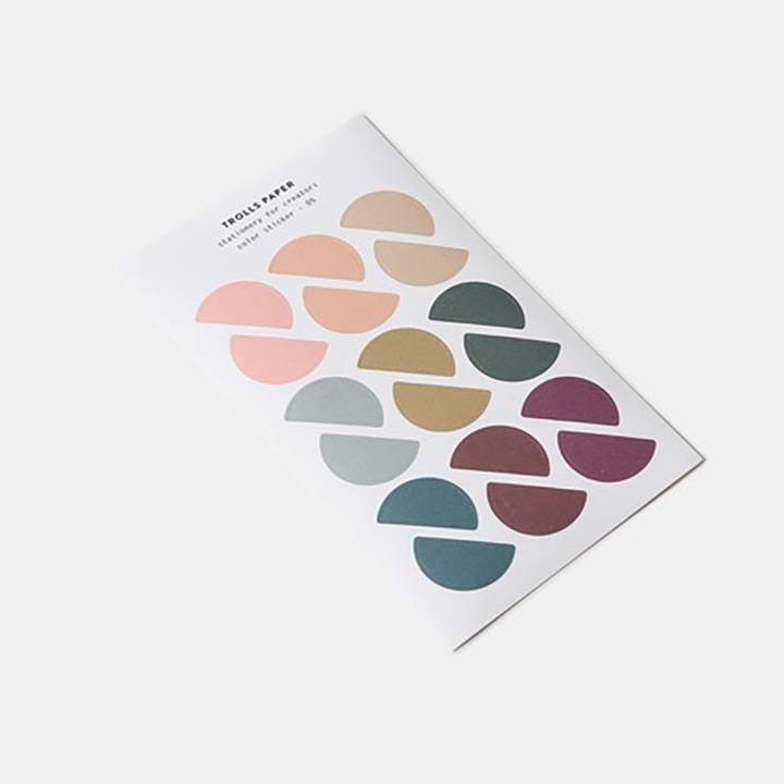 Geometric Color Stickers - 10 Sheets-Stickers-trolls paper-nóta póca