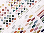 Geometric Mini Stickers - 10 Sheets-Stickers-trolls paper-nóta póca
