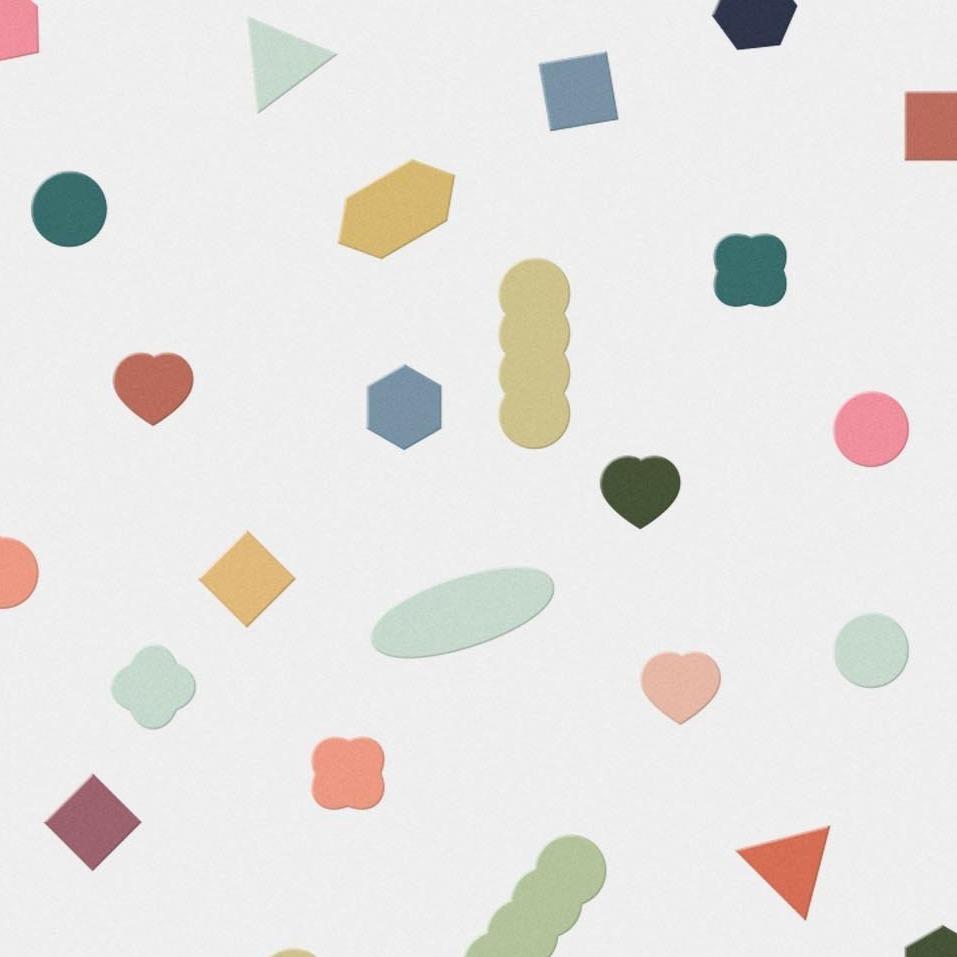 Geometric Mini Stickers - 10 Sheets-Stickers-trolls paper-nóta póca