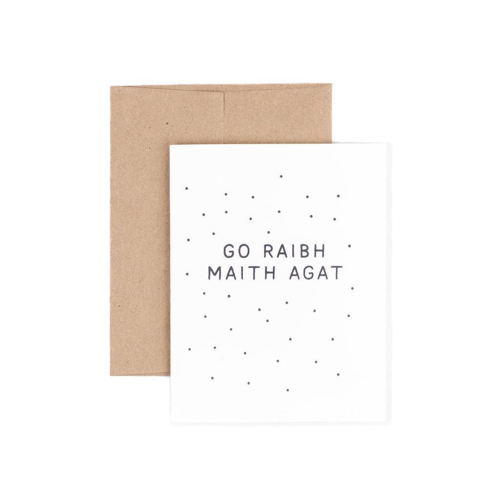 Go Raibh Maith Agat-Cards-The Pear in Paper-nóta póca