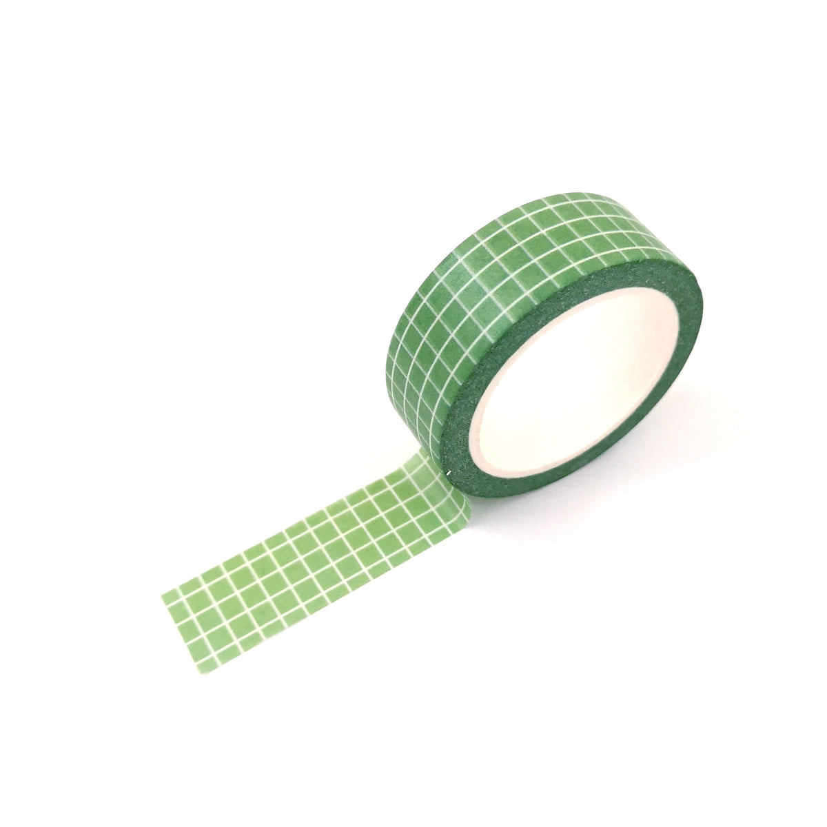 nóta póca green grid washi tape for bullet journaling