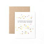 Hundreds and thousands of birthday wishes-Cards-The Pear in Paper-nóta póca
