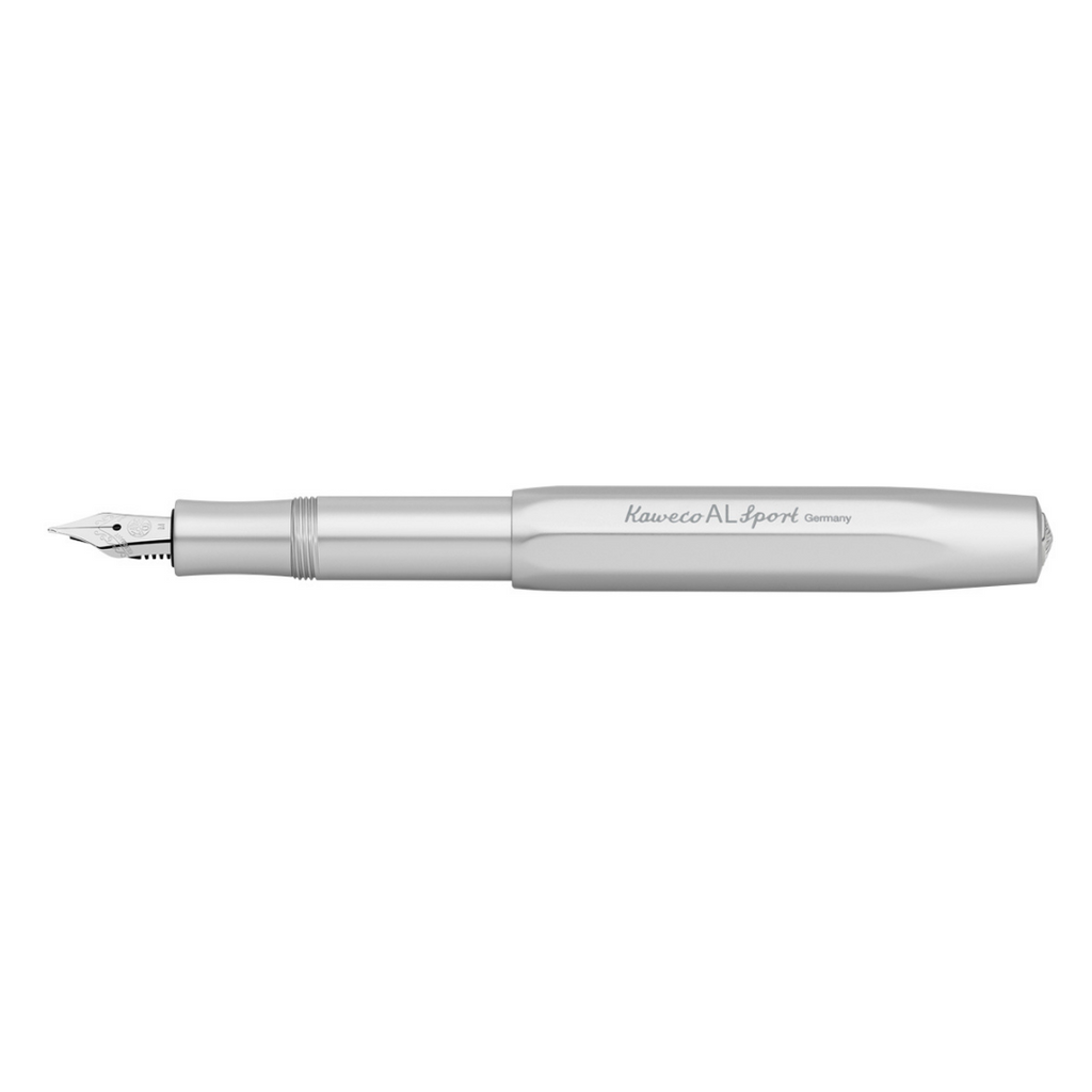 Kaweco AL Sport fountain pen in silver aluminium product photo