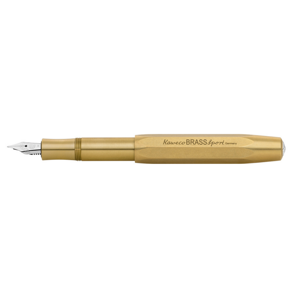Kaweco Brass Sport fountain pen in raw brass product photo