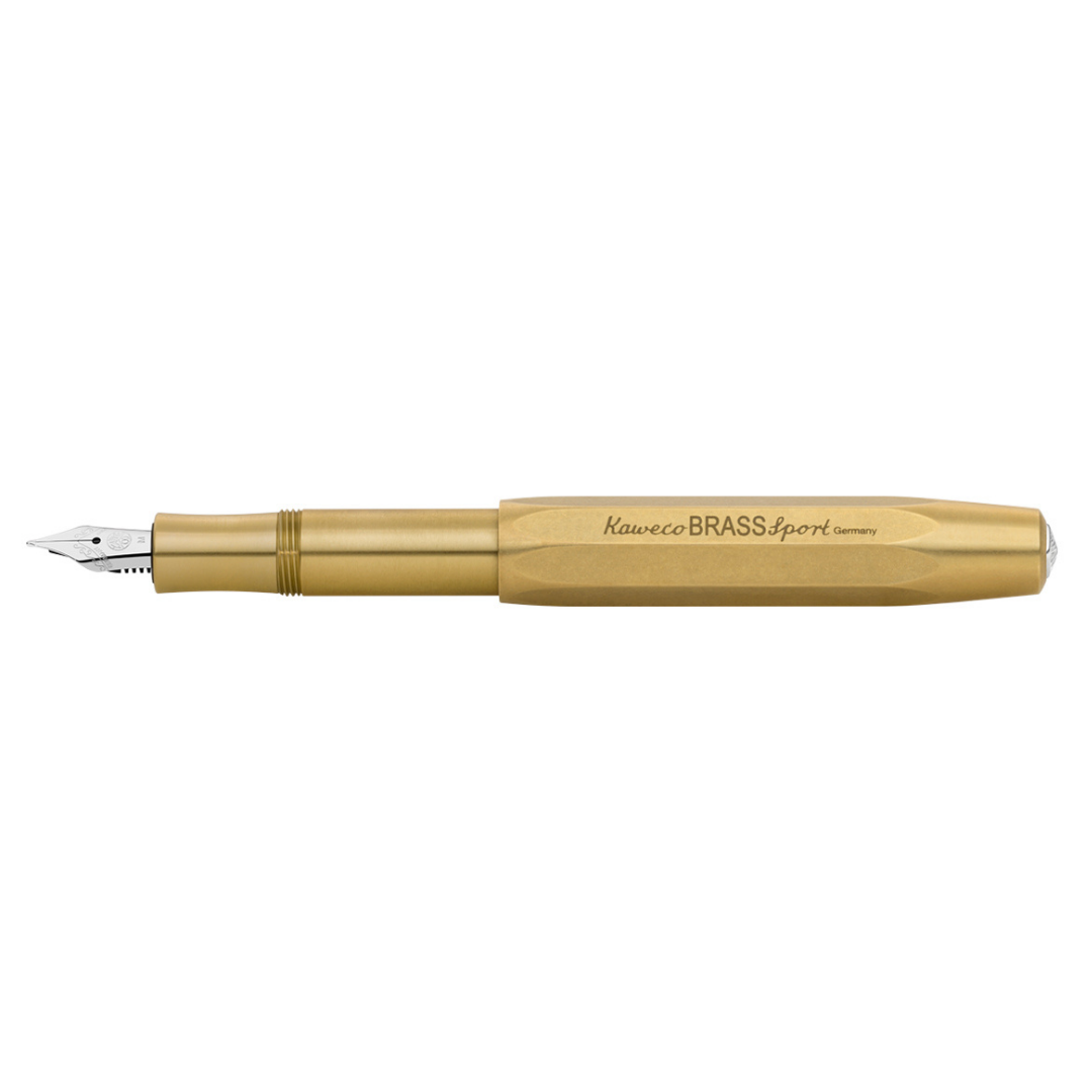 Kaweco Brass Sport fountain pen in raw brass product photo