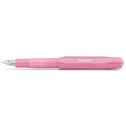 Kaweco Frosted Sport Fountain Pen Blush Pitaya-Pens-Kaweco-Fine / 0.7mm-nóta póca
