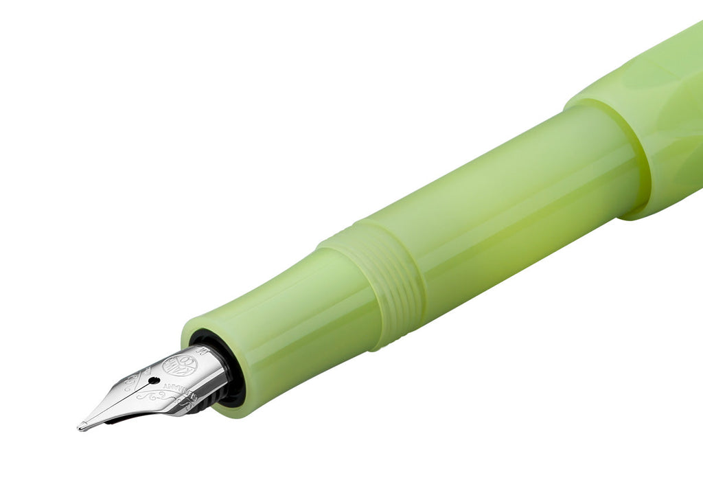 Kaweco Frosted Sport Fountain Pen Fine Lime - third product image