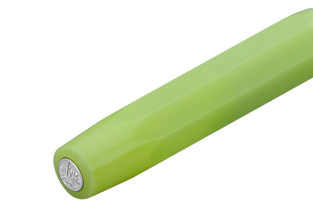 Kaweco Frosted Sport Fountain Pen Fine Lime - lifestyle shot