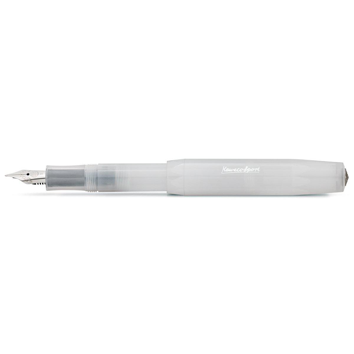 Kaweco Frosted Sport Fountain Pen Natural Coconut-Pens-Kaweco-Fine / 0.7mm-nóta póca
