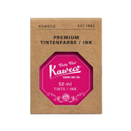 Kaweco Ruby Red ink 50ml bottle label close-up