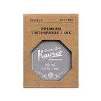 Kaweco Smokey Grey ink 50ml bottle label close-up