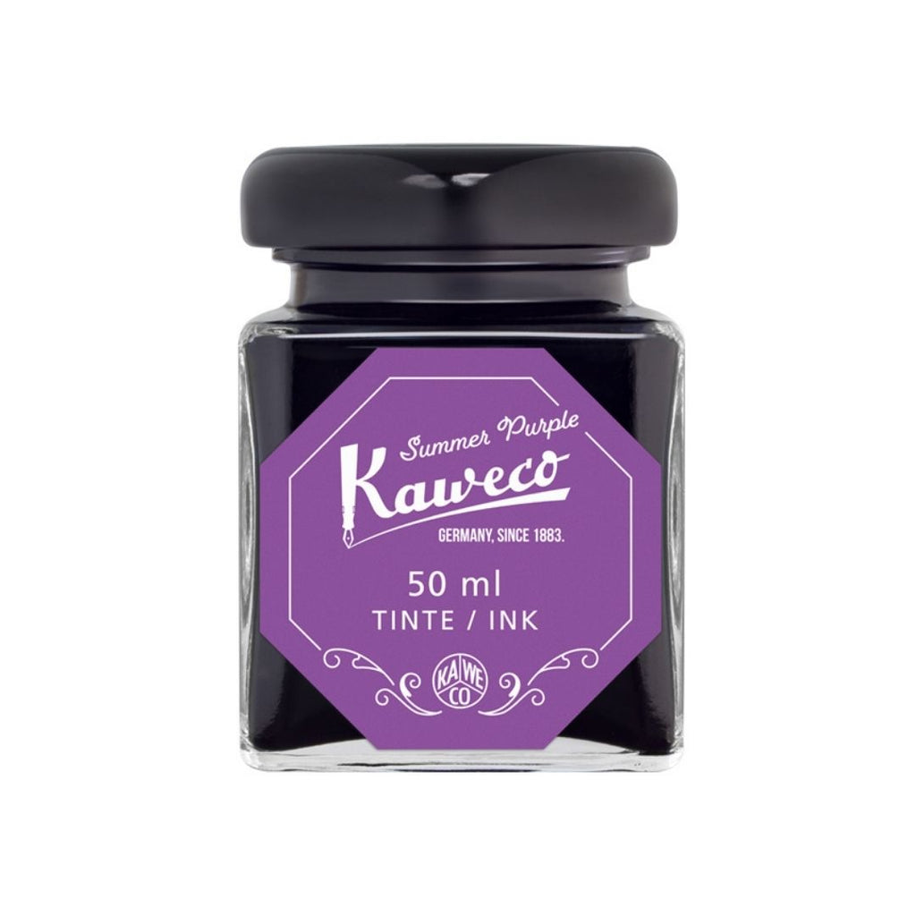 Kaweco Summer Purple fountain pen ink bottle 50ml glass jar