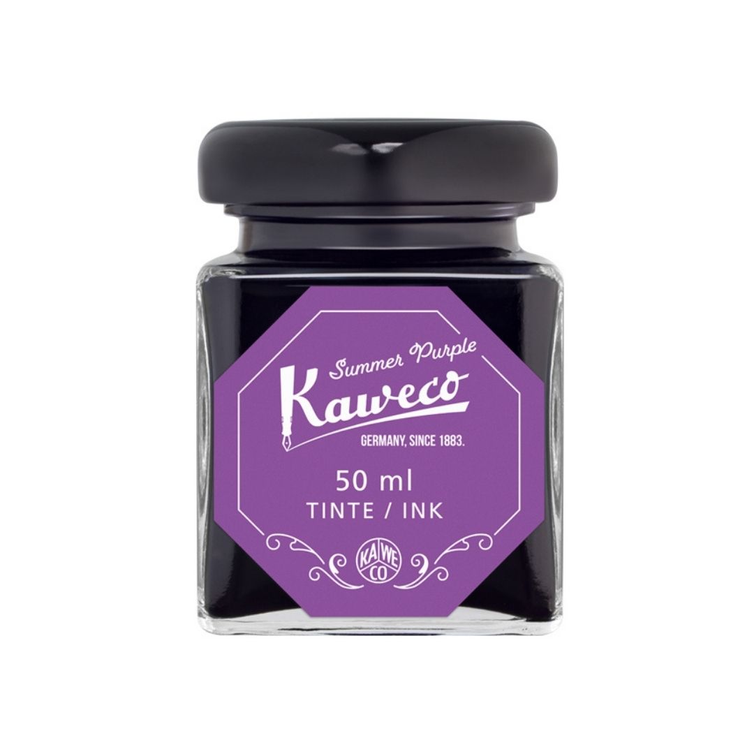 Kaweco Summer Purple fountain pen ink bottle 50ml glass jar