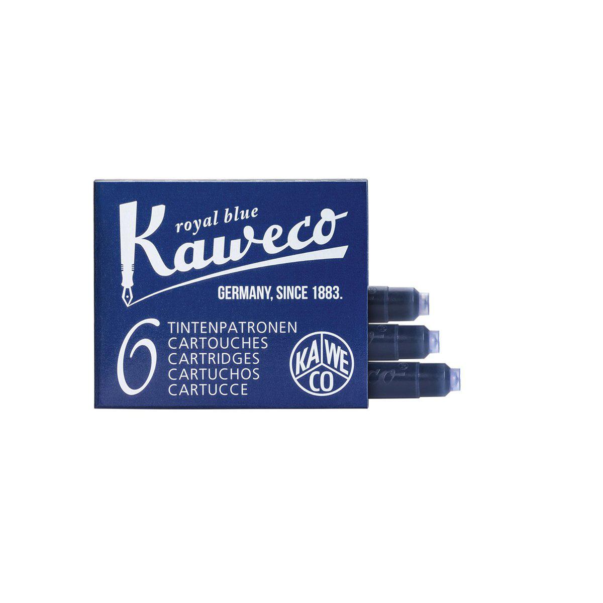 Kaweco Ink Cartridges 6-Pack Royal Blue-Ink-Kaweco-nóta póca