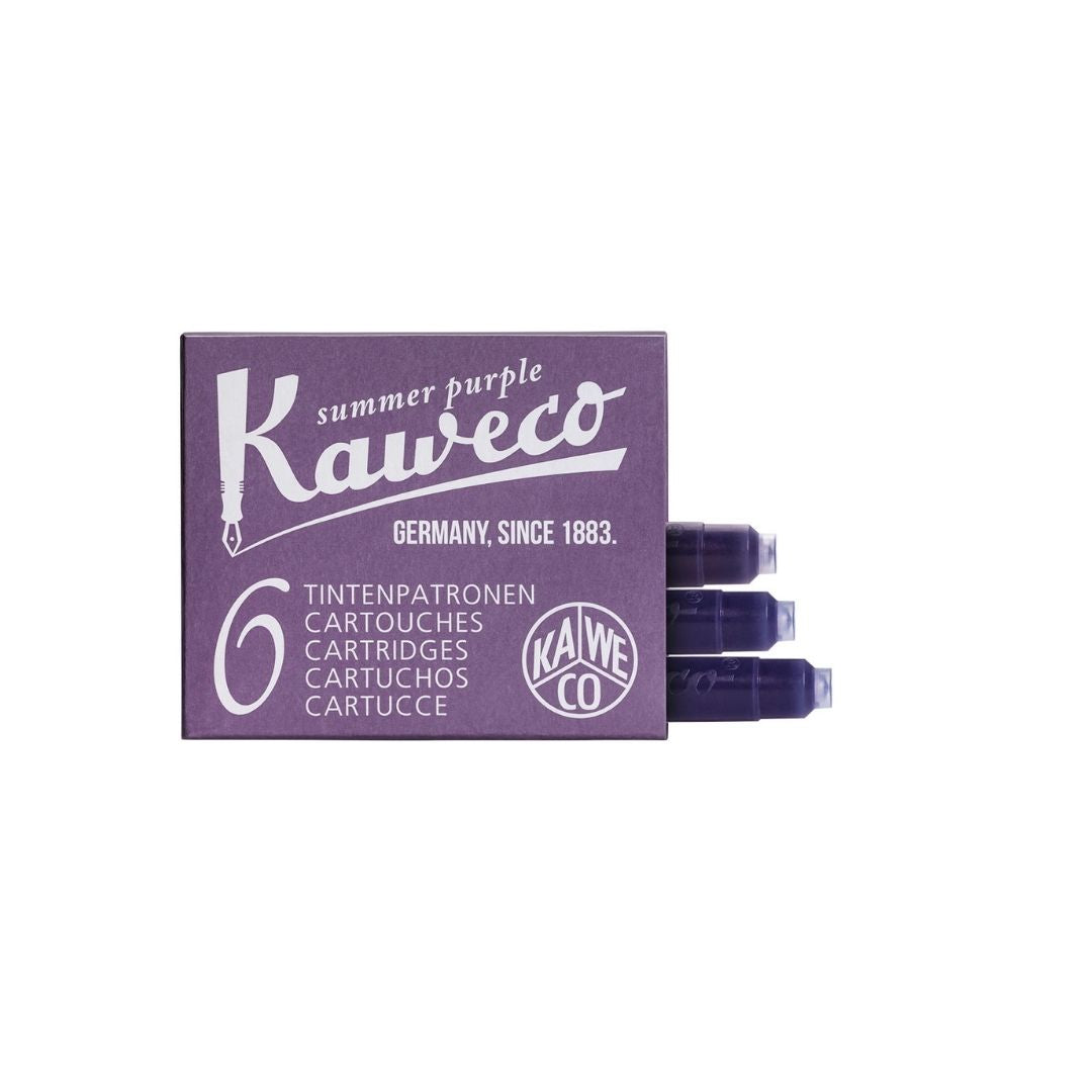 Kaweco Summer Purple fountain pen ink cartridges 6-pack