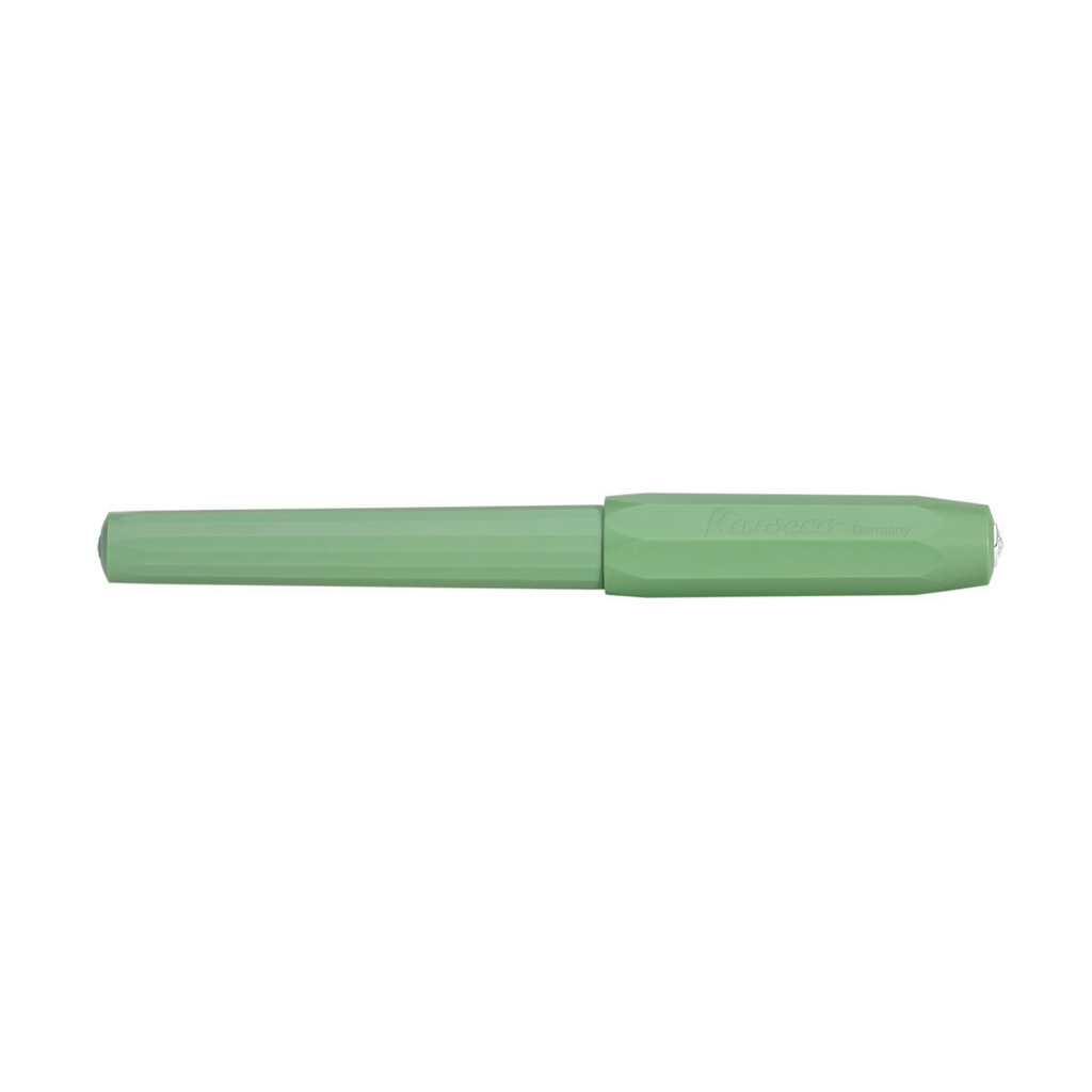 Kaweco Perkeo jungle green fountain pen side view