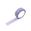 nóta póca lavender grid washi tape for bullet journaling