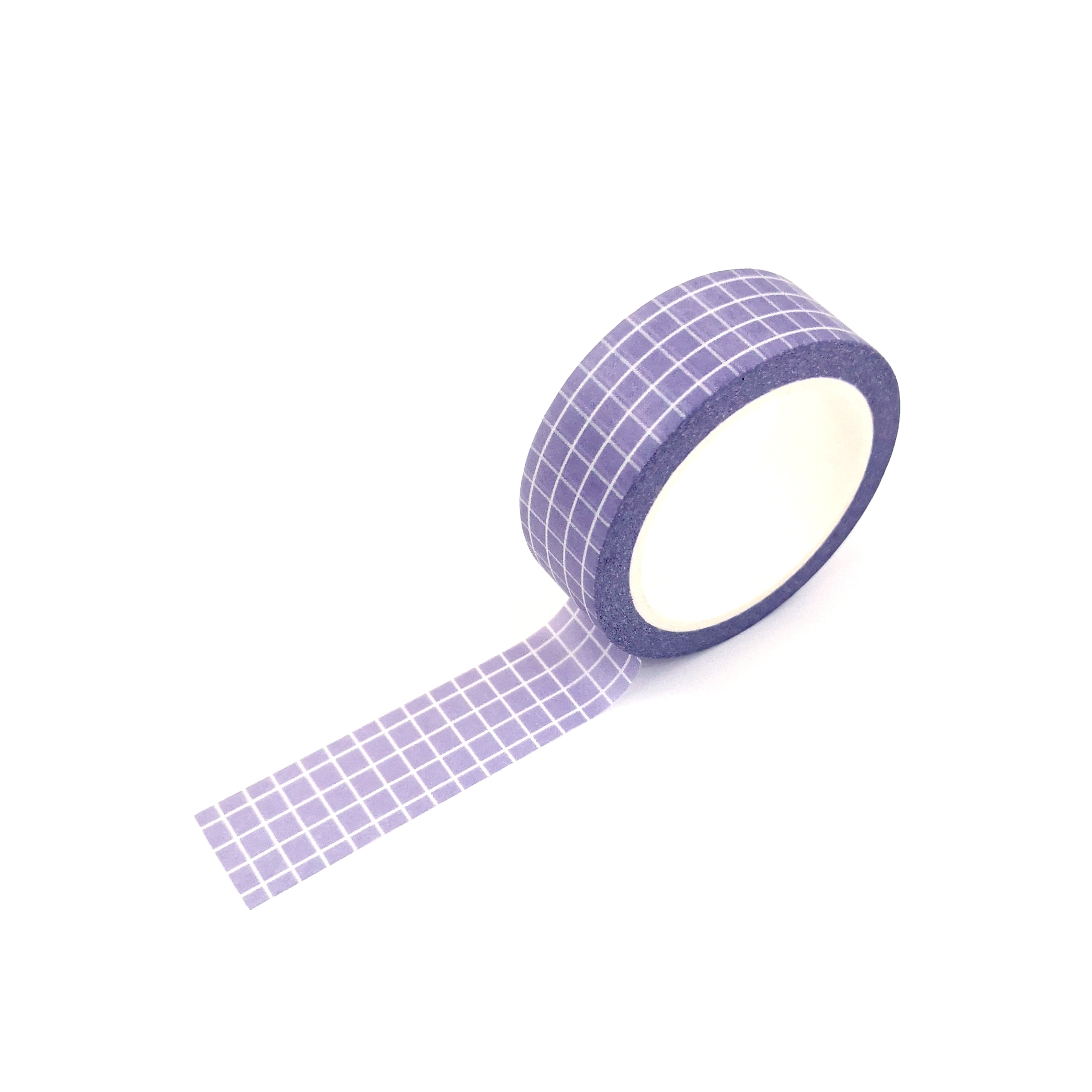 nóta póca lavender grid washi tape for bullet journaling