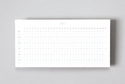 Layflat Weekly Planner in Navy Shapes-Planners-ola Stationery-nóta póca