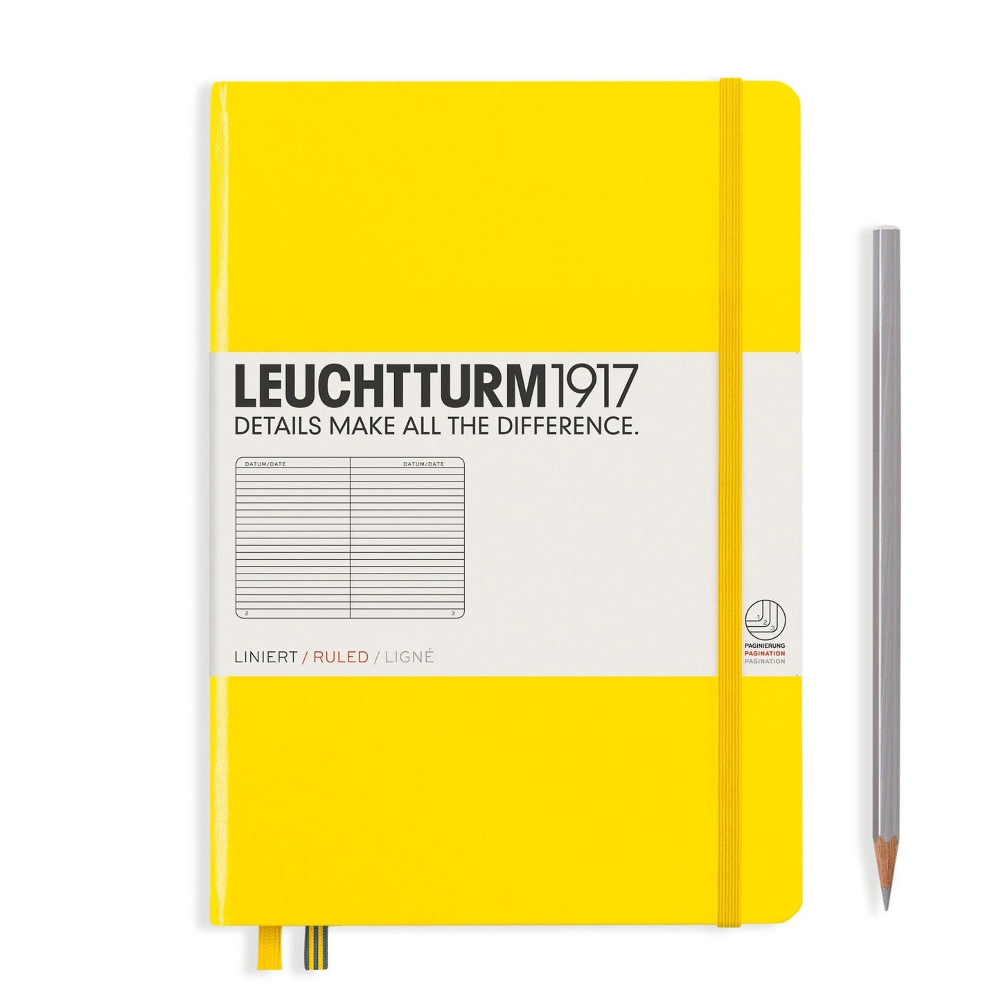 Leuchtturm1917 A5 Hardcover Notebook in Lemon