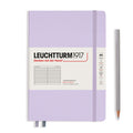 Leuchtturm1917 lilac A5 notebook open showing pages