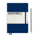 Leuchtturm1917 A5 hardcover notebook in navy blue