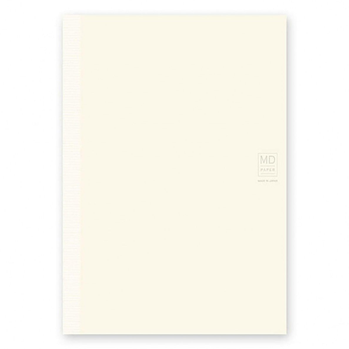 Midori MD Paper A5 notebook open showing blank pages