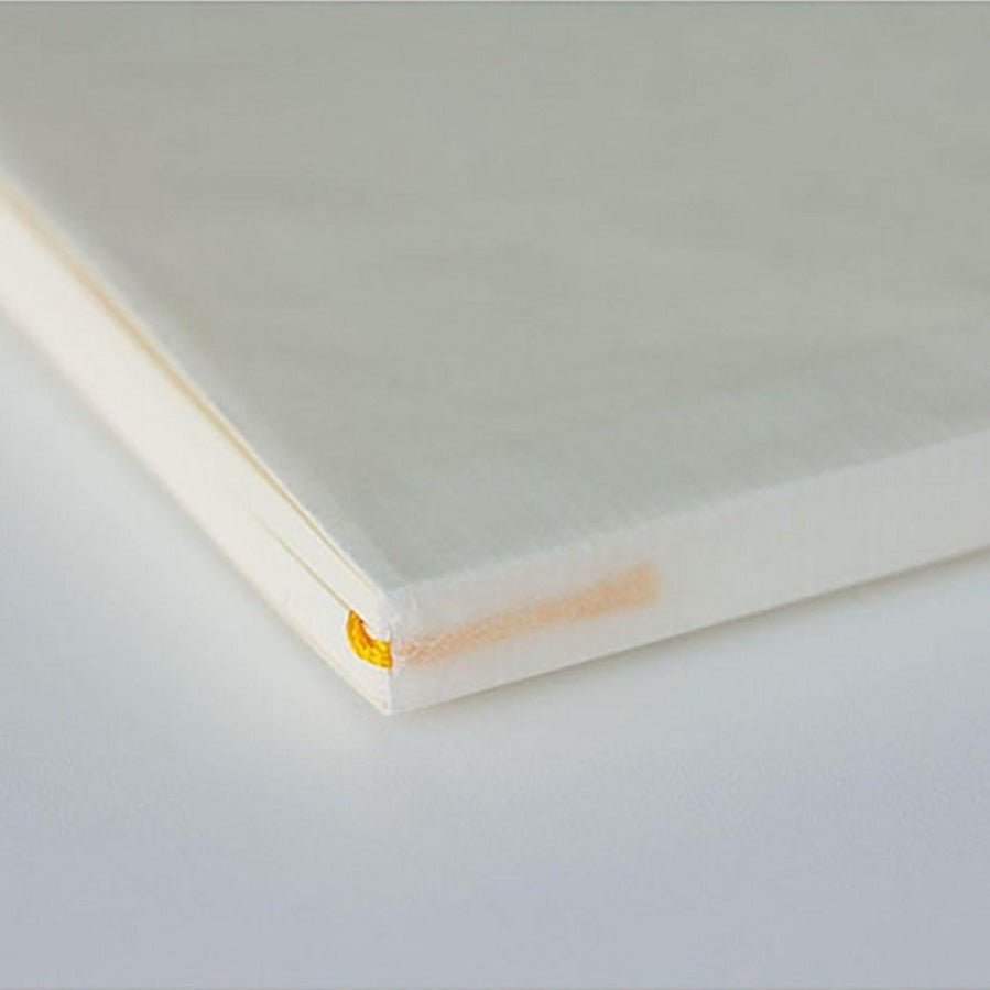 Midori MD Paper A5 notebook showing spine and binding