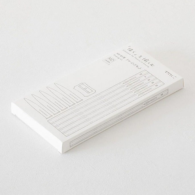 Midori MD Paper drawing kit contents laid flat
