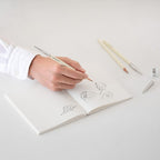 Midori MD Paper drawing kit pencils in use on paper