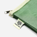 Mesh Pocket - Green-Pencil Cases-Papier Tigre-nóta póca