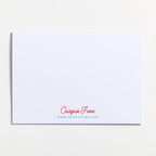 Modern Love card showing interior and envelope