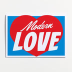 Modern Love greeting card by Crispin Finn
