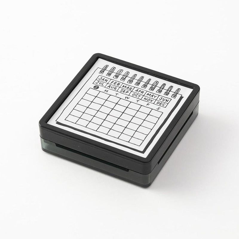 Midori pre-inked calendar stamp product photo