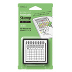Pre-inked Calendar Stamp