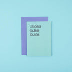 Shave my legs-Cards-twin pines-nóta póca