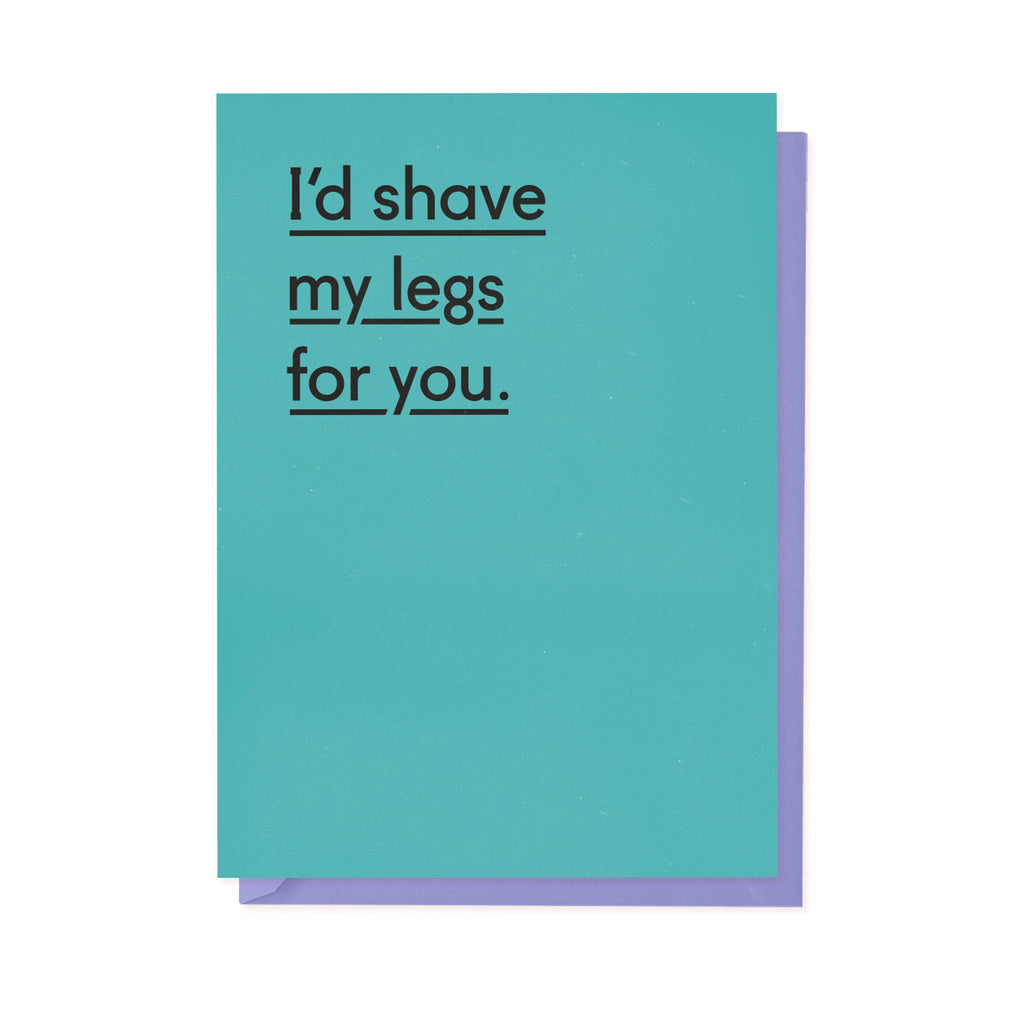 Shave my legs-Cards-twin pines-nóta póca