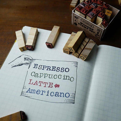Small Stamp Alphabet Set