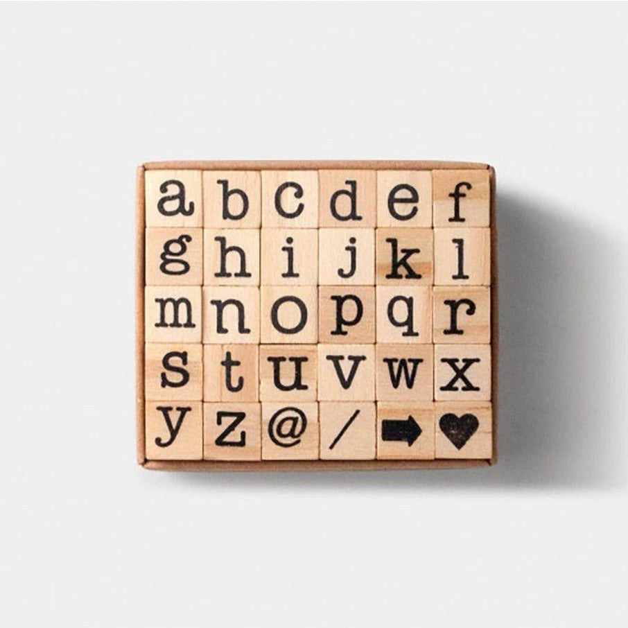 Small Stamp Alphabet Set