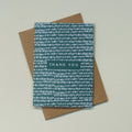Thank you greeting card by May Bear Designs