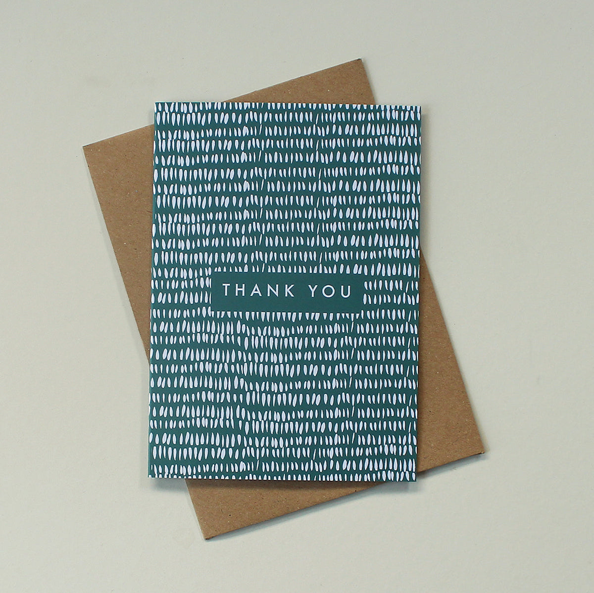 Thank you greeting card by May Bear Designs