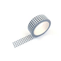 nóta póca white grid washi tape for bullet journaling and planners