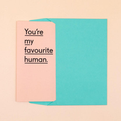 You're my Favourite Human-Cards-twin pines-nóta póca