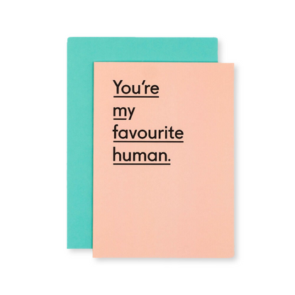 You're my Favourite Human-Cards-twin pines-nóta póca