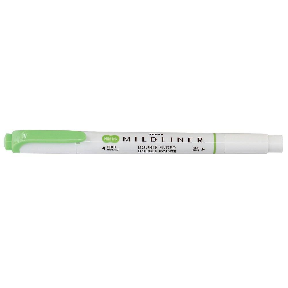 Zebra Mildliner Highlighter Mild Green-Pens-Zebra-nóta póca